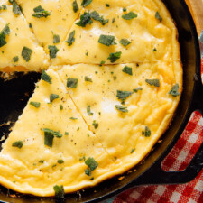 Butternut Squash Frittata with Fried Sage