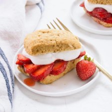 Healthier Strawberry Shortcake