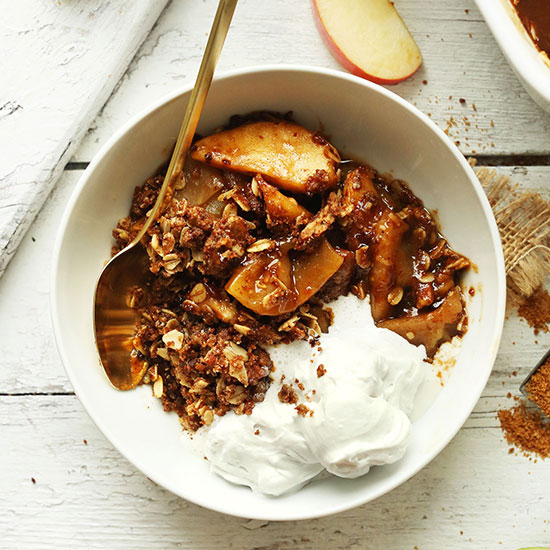 The Best Vegan Apple Crisp