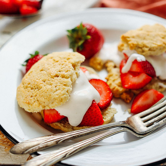 Perfect Strawberry Shortcake (Vegan / GF)